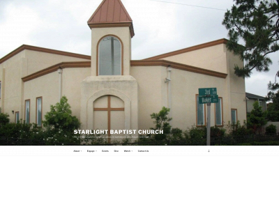 starlightbaptistchurchsa.org snapshot
