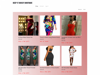 www.keepitbossyboutique.com snapshot