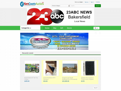 kerncountyauctions.com snapshot