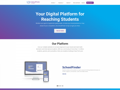 schoolfindergroup.com snapshot