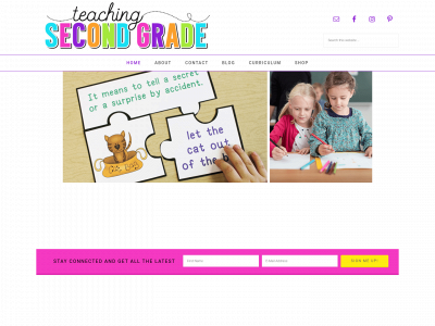 teachingsecondgrade.org snapshot