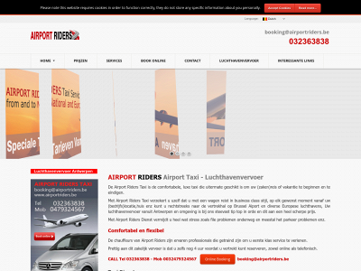 airportriders.be snapshot