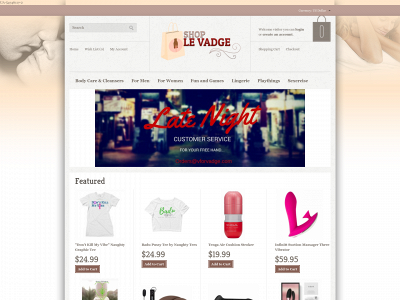 shop.vforvadge.com snapshot