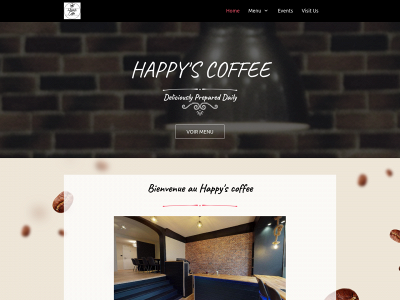happys-coffee.com snapshot