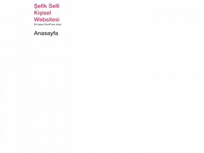 sefikselli.com snapshot