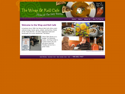 wrapandrollcafe.com snapshot