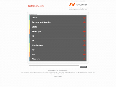 techtimony.com snapshot