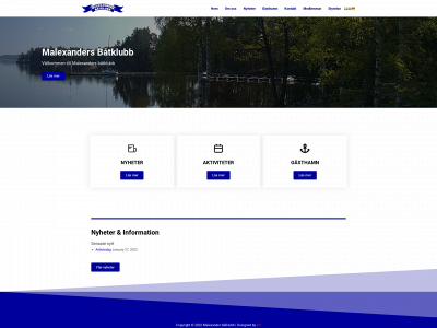 malexanderbåtklubb.se snapshot