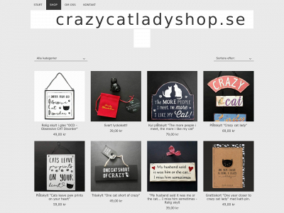 crazycatladyshop.se snapshot