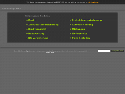 ananmargo.com snapshot