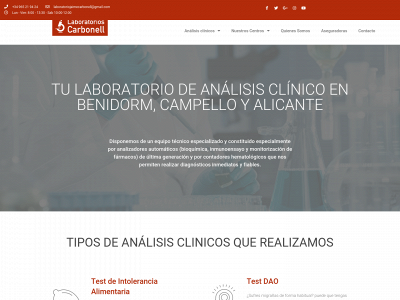 www.laboratorioanalisisclinicos.es snapshot