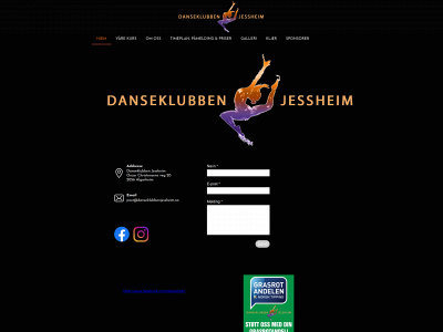 danseklubbenjessheim.no snapshot