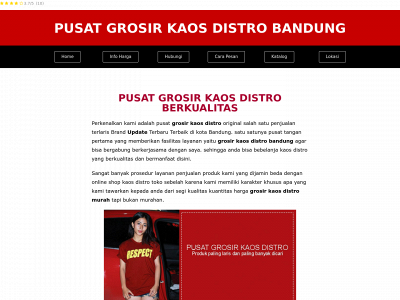 pusatgrosirkaosdistro.com snapshot
