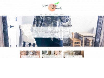 thevivifiedpeach.com snapshot
