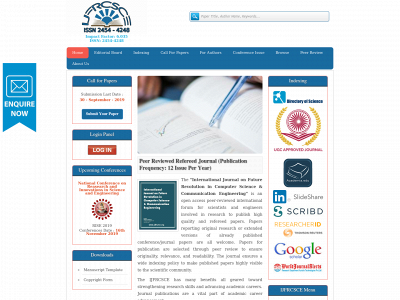 ijfrcsce.org snapshot