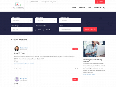 tvlacademy.com snapshot