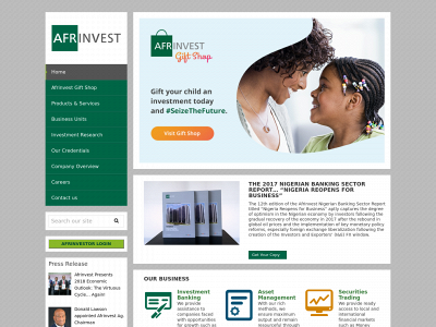 afrinvest.com snapshot
