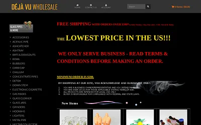 www.dejavuwholesale.com snapshot