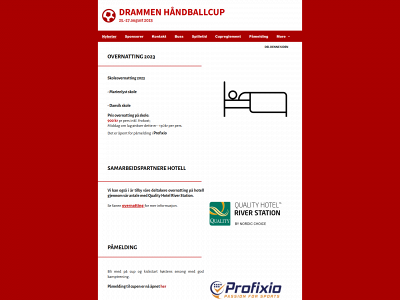 drammenhandballcup.com snapshot
