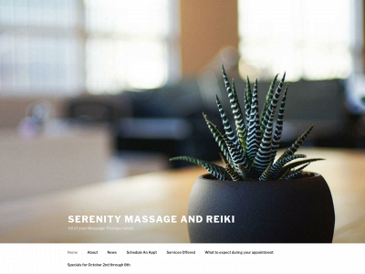 serenitymassageandreiki.com snapshot