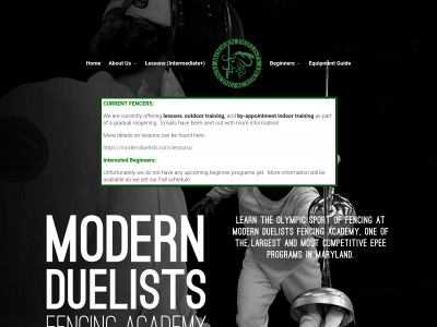 modernduelists.com snapshot