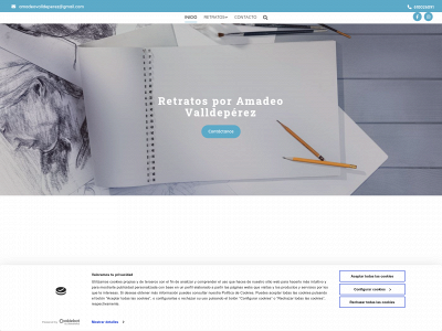 www.amadeovalldeperez.es snapshot