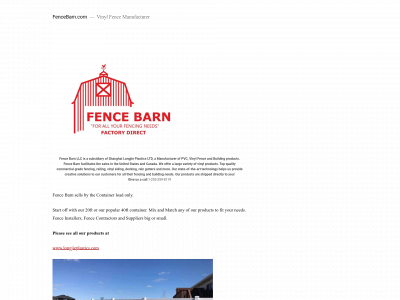 fencebarn.com snapshot