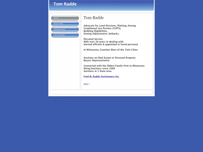 tomradde.com snapshot