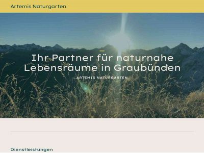 artemis-naturgarten.ch snapshot