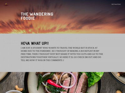 thewanderingfoodie.weebly.com snapshot