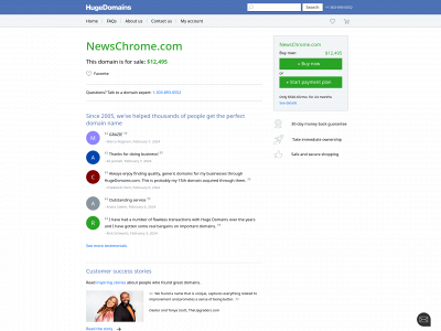newschrome.com snapshot
