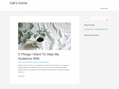 caitscocina.com snapshot