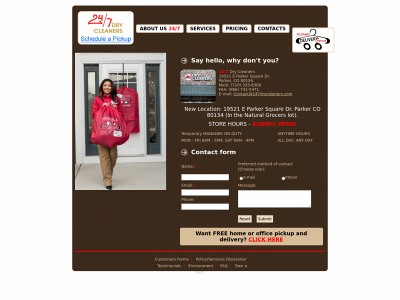 247drycleaners.com snapshot