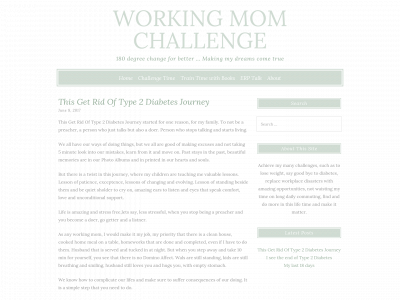 workingmomchallenge.com snapshot