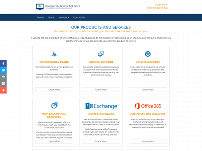 hoopertechnical.co.uk snapshot