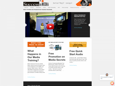 www.successinmedia.com snapshot