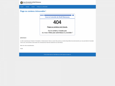 khalilmamouny.com snapshot