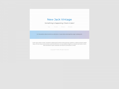 newjackvintage.com snapshot