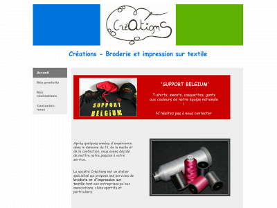 creationsasd.be snapshot