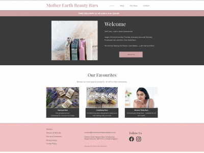 motherearthbeautybars.co.uk snapshot