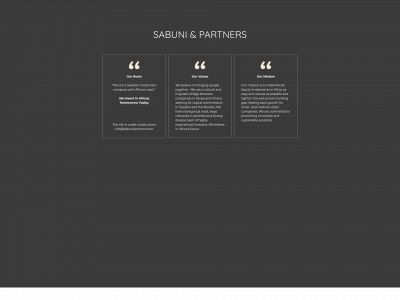 sabunipartners.com snapshot