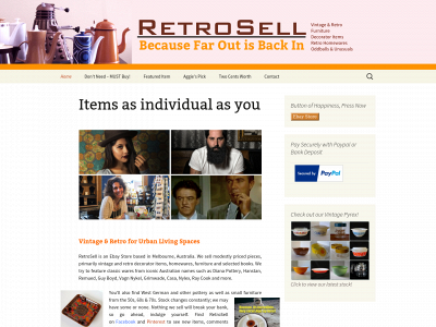 retrosell.com.au snapshot