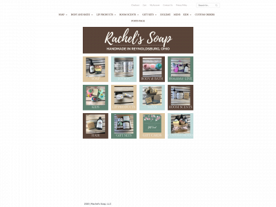 rachelssoap.com snapshot