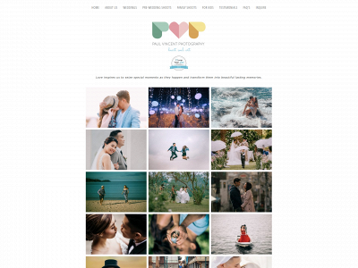 paulvincentphoto.com snapshot