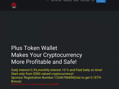 pltokenwallet.com snapshot