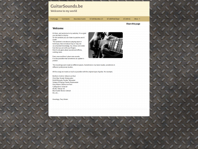 guitarsounds.be snapshot