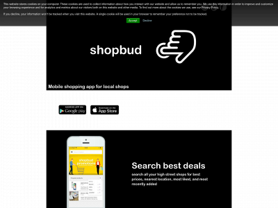 shopbud.co snapshot
