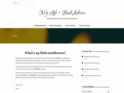 mylifeplusbadadvice.com snapshot
