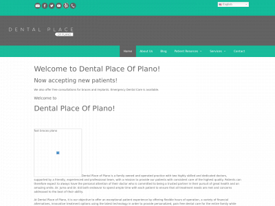 dentalplaceofplano.com snapshot