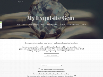 www.myexquisitegem.com snapshot